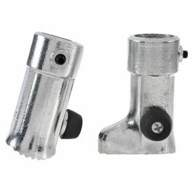 Scarpette cavalletto CUPPINI 22 mm in cromo con gommino
