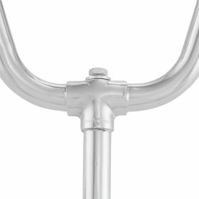 CUPPINI 22 mm Chrome Handlebar with Screw and Cone