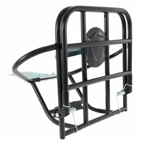 Portapacchi CUPPINI Nero 32x25 cm con sostegno ruota di scorta 10