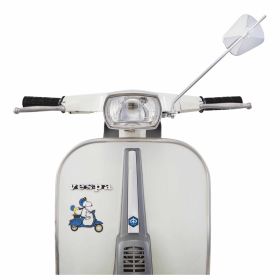 CUPPINI Standard Mirror 118x85 mm chrome bar 370 mm