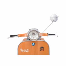CUPPINI round mirror 100 mm chrome with M8 threaded rod 370 mm