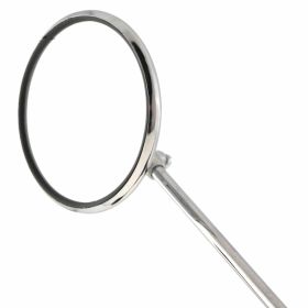 CUPPINI round mirror 100 mm chrome with M8 threaded rod 370 mm