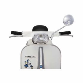 CUPPINI Left Mirror 110 mm Chrome Bar 200 mm Thread M8