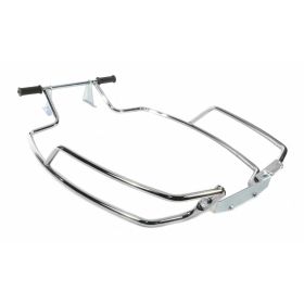 CUPPINI Traveller perimeter hood with double tube and footrests for stability