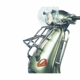 CUPPINI Front Folding Luggage Rack 38x25 cm in Chrome