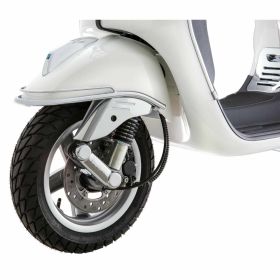 CUPPINI Garde-boue avant chromé avec double tube