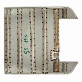 Pedana CUPPINI 520x480 mm oliata con 5 barre di supporto robuste