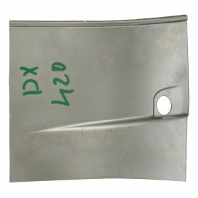 CUPPINI Front Lower Right Shield for Motorcycle 285 mm 215 mm Oiled and Bent