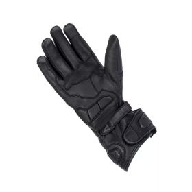Gants de moto pour femmes en cuir noir REBELHORN HIKE II
