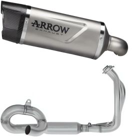 ARROW Indy Race EVO Silencieux Slip-On Racing Carbone Capuchon Titane pour Kawasaki Z 650
