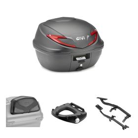 Kit bauletto GIVI B360 nero rosso 39L per ZONTES 703F ADVENTURE