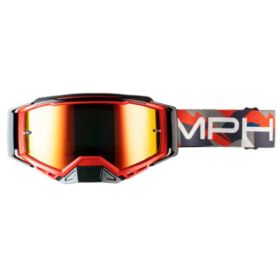 Maschera Motocross MPH PRO-RACE Camo Rosso Blu Grigio