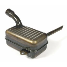 Marmitta PASCOLI M0140 125/150cc acciaio per Vespa 125 V32T/V33T
