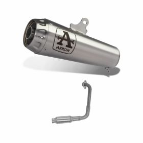 ARROW Pro-Race nichrom Slip-On racing exhaust and collector for Yamaha MT 125 2020-2020