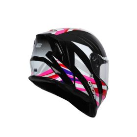 Casco integrale ORIGINE DINAMO FOOLISH rosa/bianco lucido