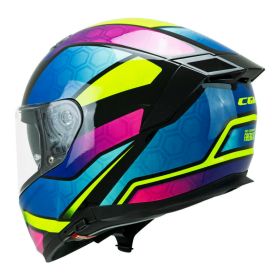 Casco integrale CGM 361K AVENT FIBRA NEON rosa azzurro giallo fluo