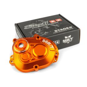 STAGE6 R/T MK2 Orange Gear Cover für Piaggio Zip
