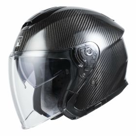 Casco Jet MPH LINE C Solid Carbon Lucido