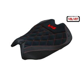 Seat cover Argenta Special Edition Velvet specific BL logo V4 for DUCATI