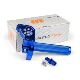 MOTOFORCE RACING commande d'accélérateur rapide en aluminium CNC bleu