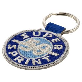 Portachiavi REPRO TEILE con motivo SUPER SPRINT 50 blu/bianco