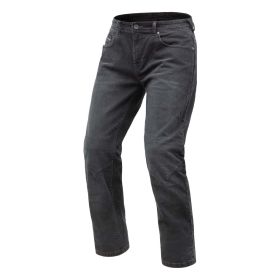 Jeans moto TUCANO URBANO ZENO SHORT nero omologati in denim stretch