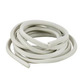 Stirsce listello pedana PREMIUM QUALITAT in gomma 3000x10mm grigio 7032