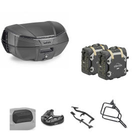 GIVI V49 AIR Kit de Top Case CANYON Noir Fumé 49/30L pour SUZUKI DL V STROM