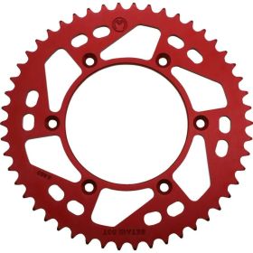 Pignon de chaîne en aluminium Moose Racing 520 de 50 dents rouge pour Beta RR