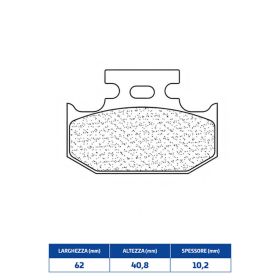 CL FREINS Jeu de plaquettes de frein en composé fritté pour SUZUKI