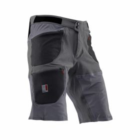 Pantaloncini MTB LEATT All Mountain 3.0 granito tessuto traspirante UPF 50+
