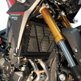 ISOTTA Kühlergrill Schutzgitter schwarz strukturiertes Aluminium für YAMAHA Tracer 900