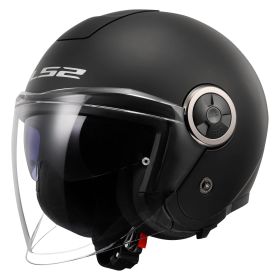 Casco Jet LS2 OF620 CLASSY Solid Nero Opaco