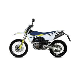 Marmitta Slip-on nera MIVV Oval per HUSQVARNA 701 enduro/supermoto