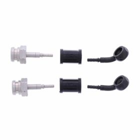 Kit de tuyau de frein JMP 2 HBF-7845-H-MBK en acier noir pour Suzuki DL 650