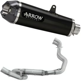 ARROW Works Racing Carbon Slip-On Auspuff Schwarz Nichrom-Endkappe für Suzuki GSX-8S
