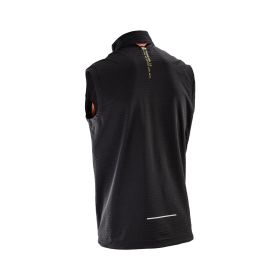 Gilet termico MTB LEATT Thermaflow 5.0 nero guscio antivento GRAPHENE 4 vie