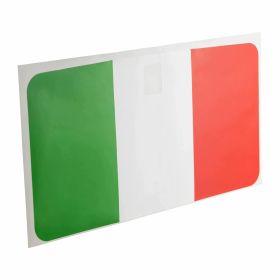 Adesivo bauletto SIP Italian Stripes 189x360mm rosso/bianco/verde per Vespa PX80/200E