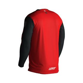 Maglia tecnica bambino MTB LEATT Gravity 4.0 maniche lunghe rosso race
