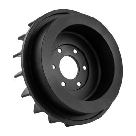 SIP PERFORMANCE Flywheel Fan Black 890g CNC Aluminum for Lambretta