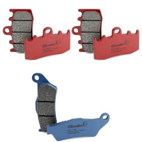 Kit de plaquettes de frein BREMBO 2 paires avant 07BB26SA et 1 arrière 07BB2809 CC BMW
