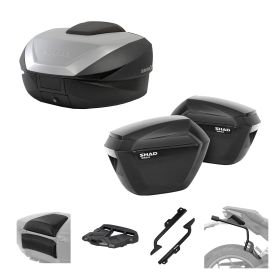 Kit SHAD bauletto SH59X e valigie SH23K 3P per MOTO GUZZI V85 TT / Travel