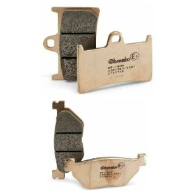 Kit de plaquettes de frein frittées BREMBO avant 07077XS et arrière 07052XS