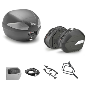 GIVI B29 TECH Kit de Top Case WL900B Noir Fumé 29/25L pour YAMAHA