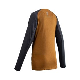 LEATT Damen MTB All-Mountain 3.0 Braune Erdnuss TENCEL Dehnbare Bluse