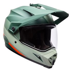 BELL Mx-9 Adventure Mips Trail Enduro Dual-Road Helm grün orange