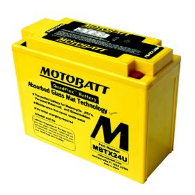 Batteria MOTOBATT YTX24HL-BS pronta all'uso precaricata sigillata 12V 25,0Ah 205x87x162mm