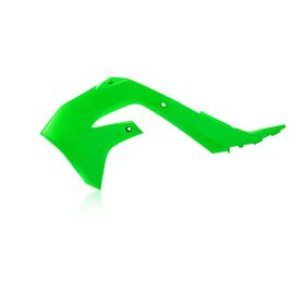 Green ACERBIS radiator side panels for KAWASAKI
