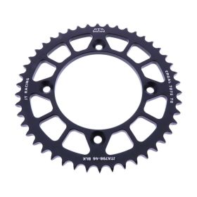 Corona JT 46 denti passo 428 nera alluminio JTA798.46BLK