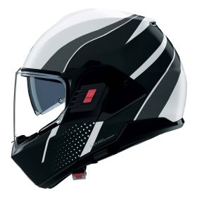 Casque modulable réversible NOLAN N120-1 Fluente 359 blanc noir